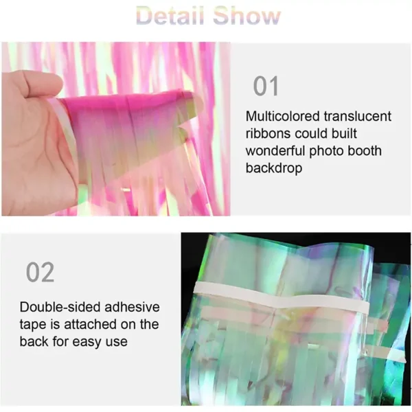 Rainbow tassel rain silk curtain - Image 4