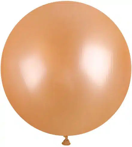 Pearl Balloon Champagne Gold