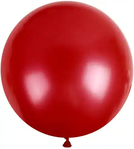 Pearl Balloon Maroon red