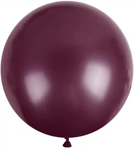 Pearl Balloon wine red