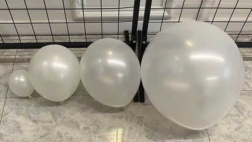 Pearlescent White Balloon