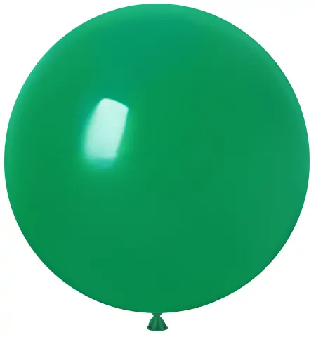 Matte Round Balloon_ Mid Green