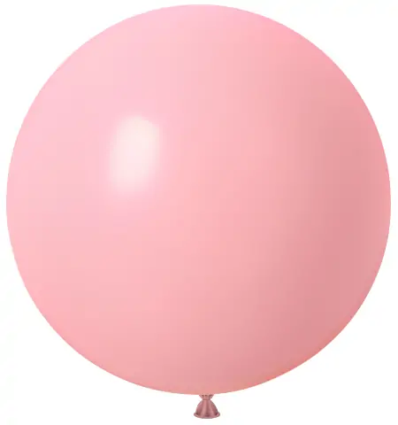 Matte Round Balloon_Baby pink