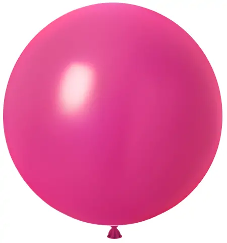 Matte Round Balloon_Berry