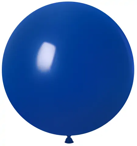 Matte Round Balloon_Dark Blue