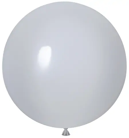 Matte Round Balloon_Gray