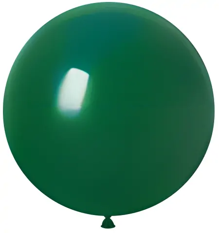 Matte Round Balloon_Hunter Green