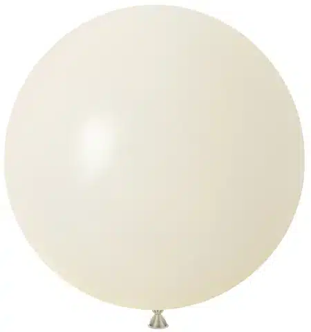 Matte Round Balloon_Ivory