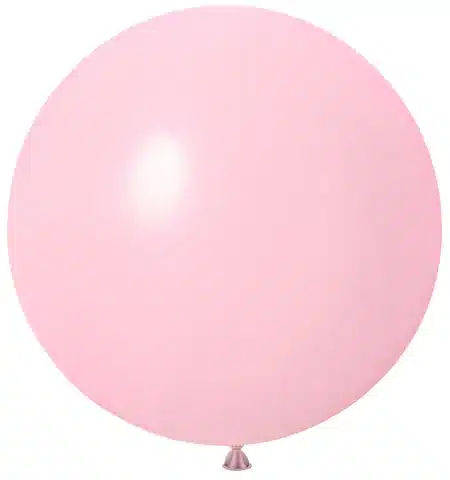 Matte Round Balloon_Light Pink