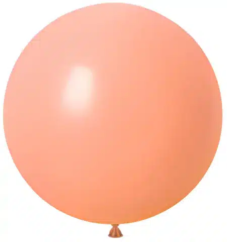 Matte Round Balloon_Peach