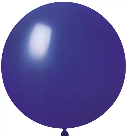 Matte Round Balloon_Royal Blue