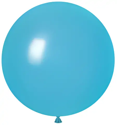 Matte Round Balloon_Turqueza