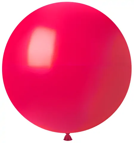 Matte Round Balloon_Wild Berry