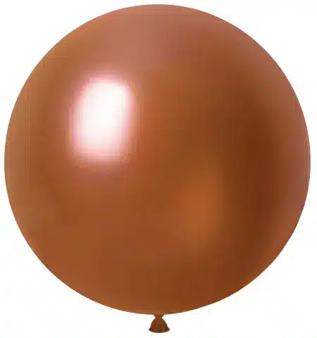 Pearl Round Balloon_Copper