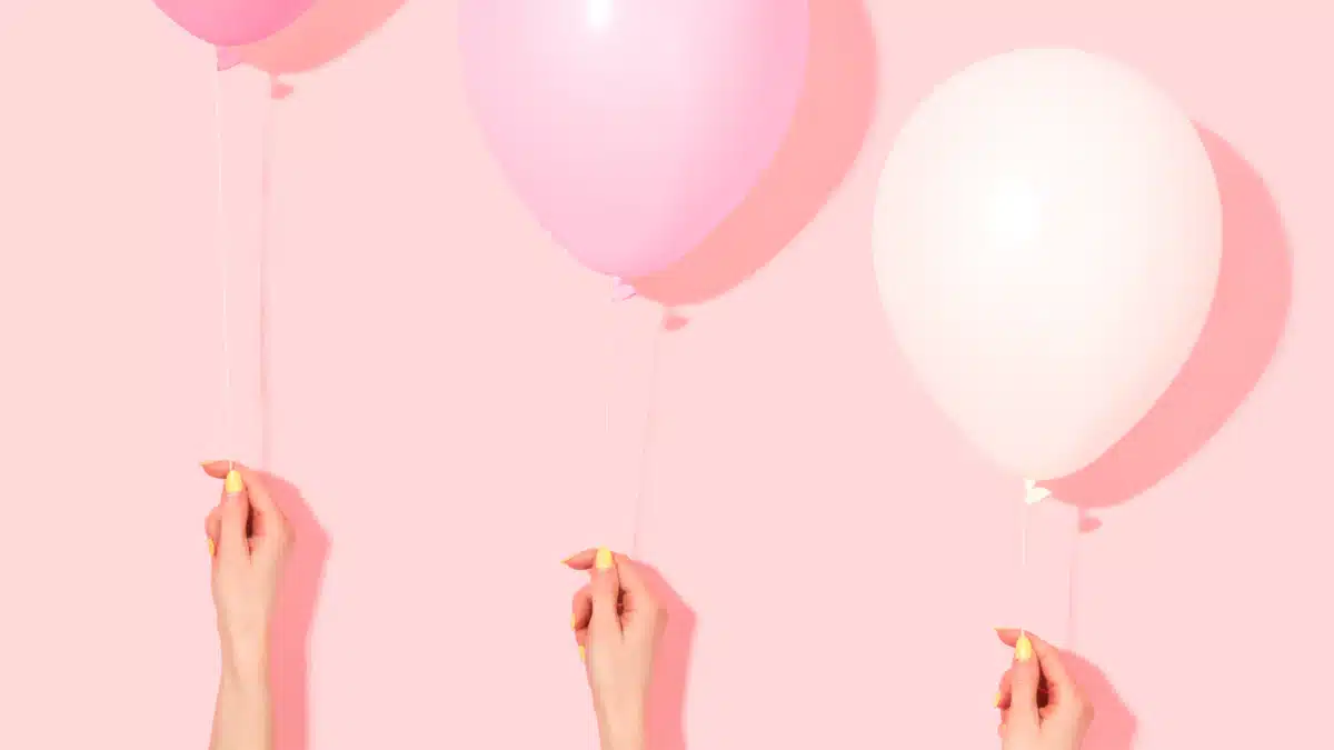 Types of Pink Balloons by Material