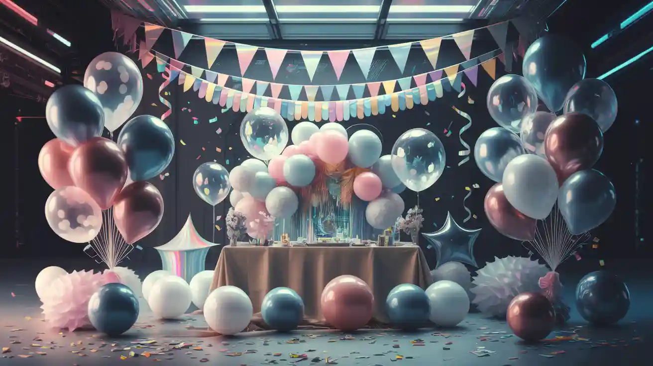 10 Creative Ways to Decorate with Balloons and Confetti