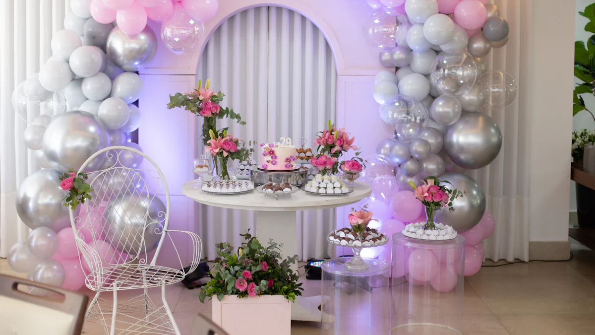 The Easiest Way to Set Up a Birthday Balloon Arch