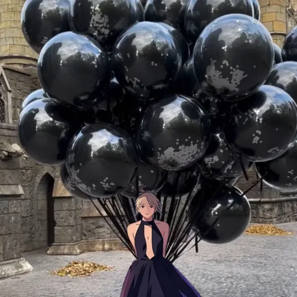 Double-Layer BOBO Balloon Set - 10 sets of large, clear BOBO balloon covers with latex balloons, can be filled with helium or air, suitable for photo props, weddings, birthdays, Valentine's Day decorations, etc.