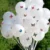 Double-layered white balloons + 3D colorful butterflies