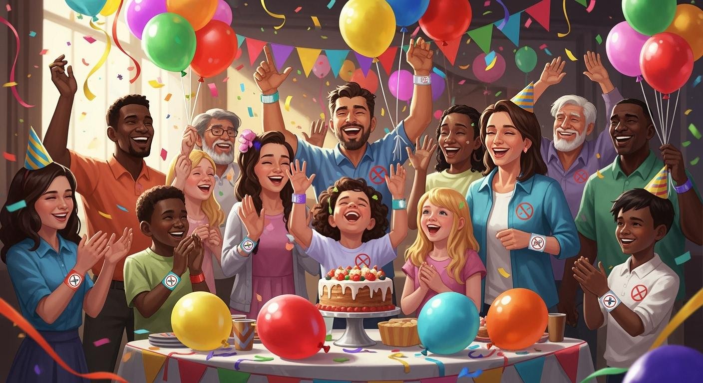 Non latex balloon helps everyone celebrate safely