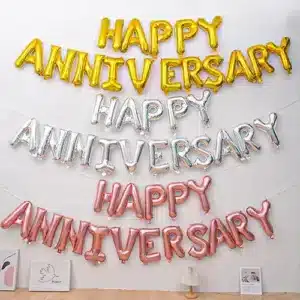 Happy Anniversary Foil Balloon
