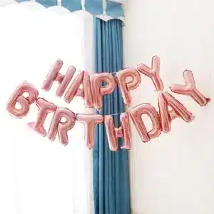 16 inch Rose Gold Happy Birthday Foil Balloon